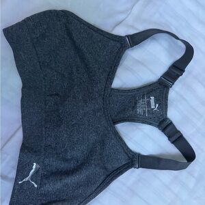 Puma Charcoal Athletic Bra